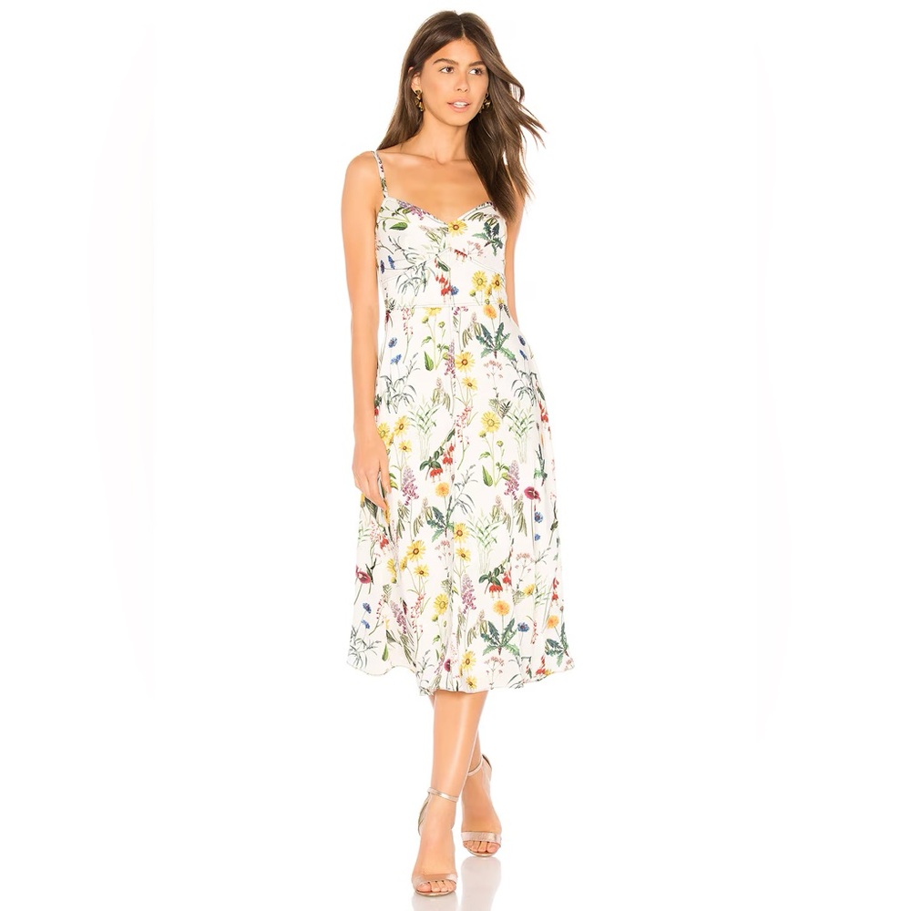 Bailey 44 Fly Trap Dress in Chalk